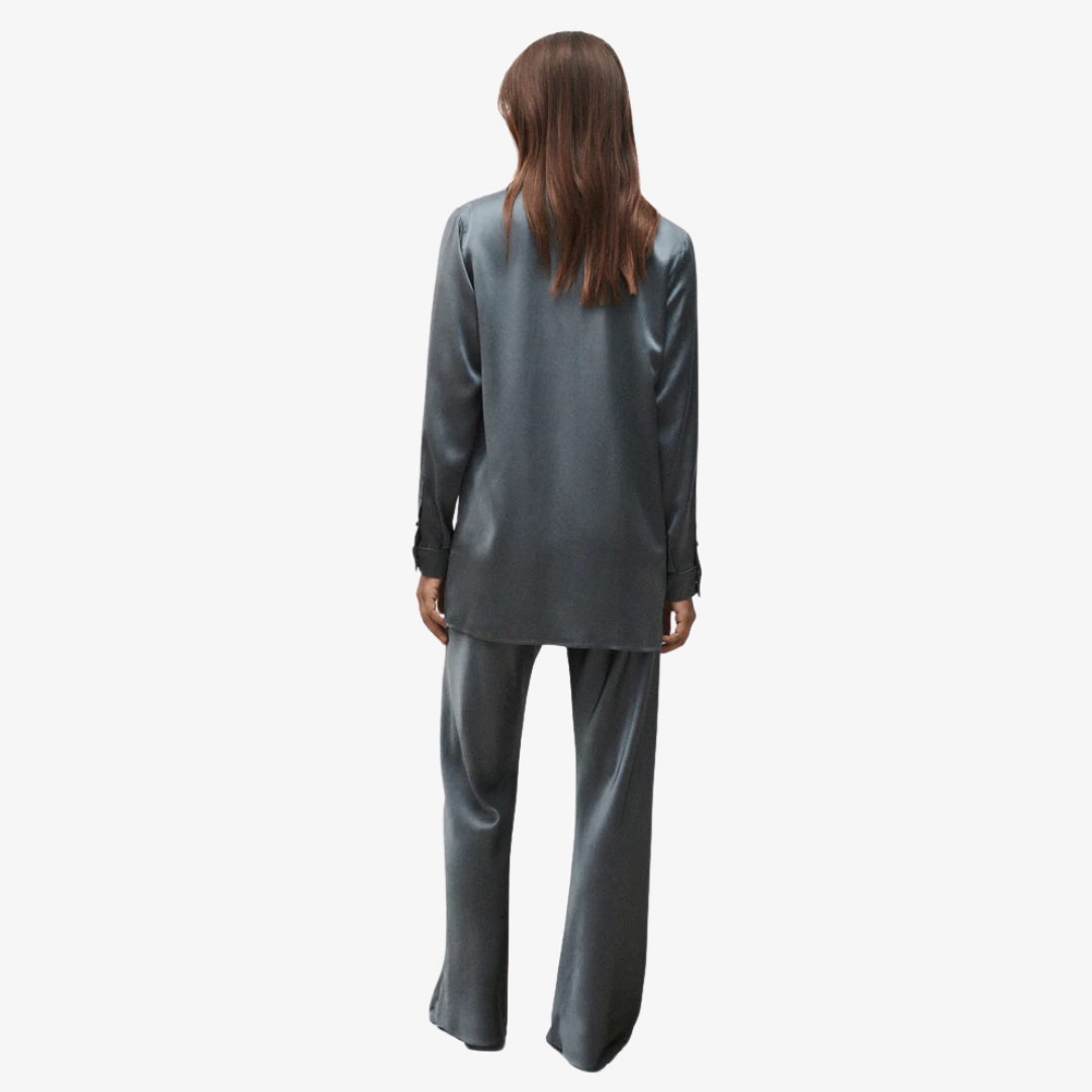 SILK LAUNDRY RELAXED BLAZER
