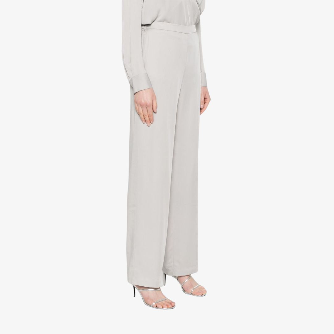 THEORY K0502208 WIDE SILKPULL PANTS