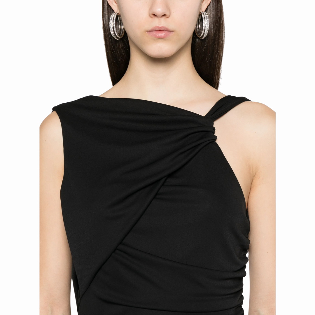 THE ANDAMANE VERNE DRAPE MAXI DRESS