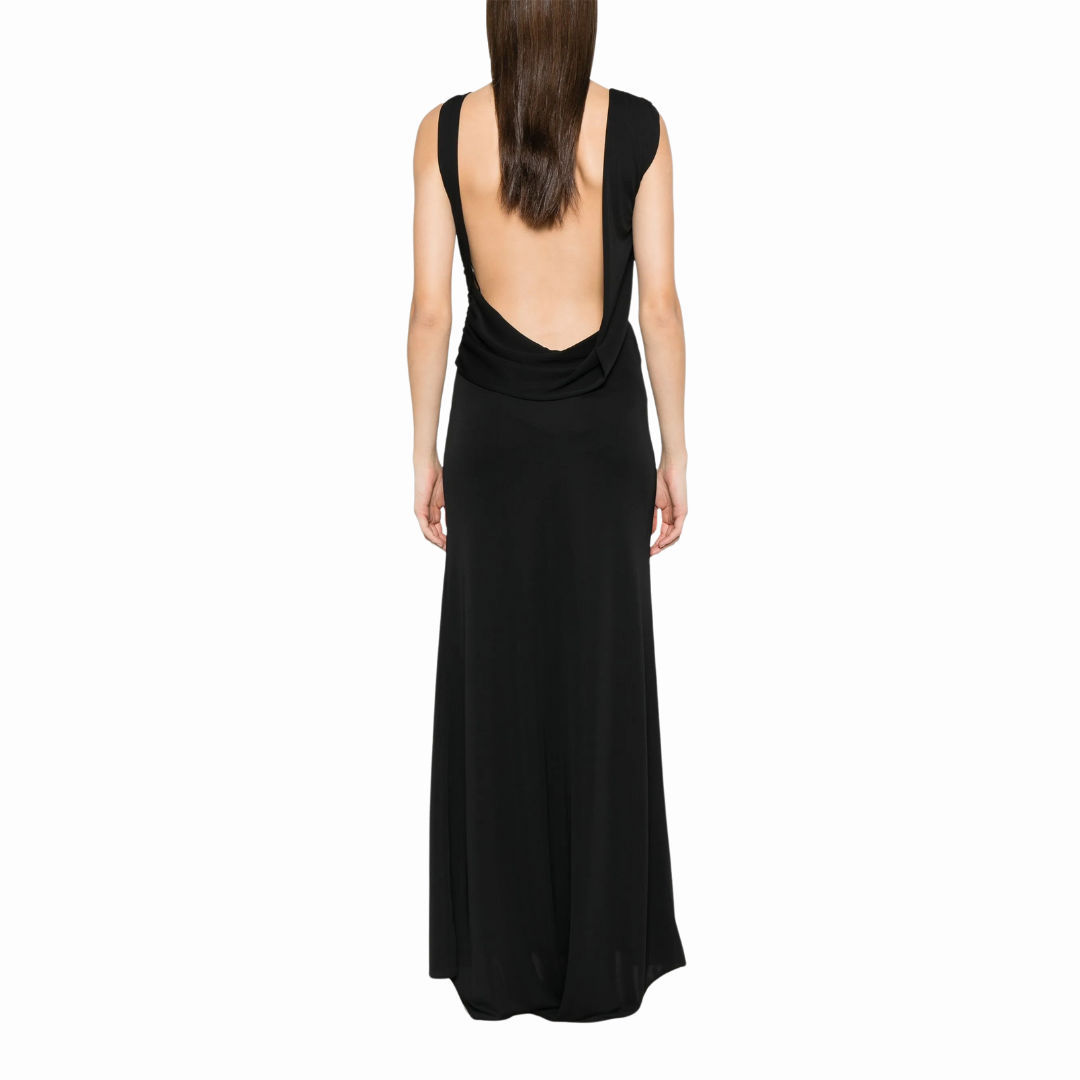 THE ANDAMANE VERNE DRAPE MAXI DRESS