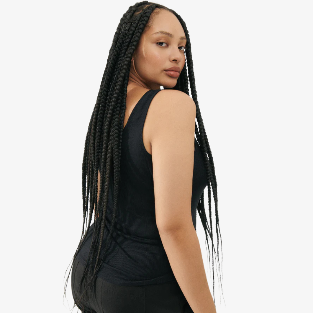 SILK LAUNDRY RIBBED TANK
