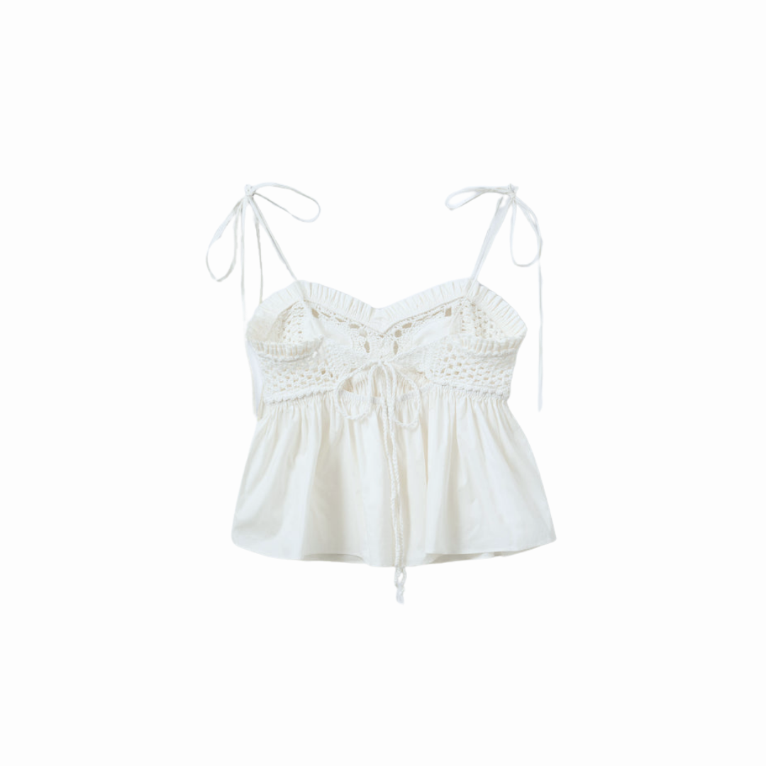 THE GARMENT KIRSTIN CROCHET TOP