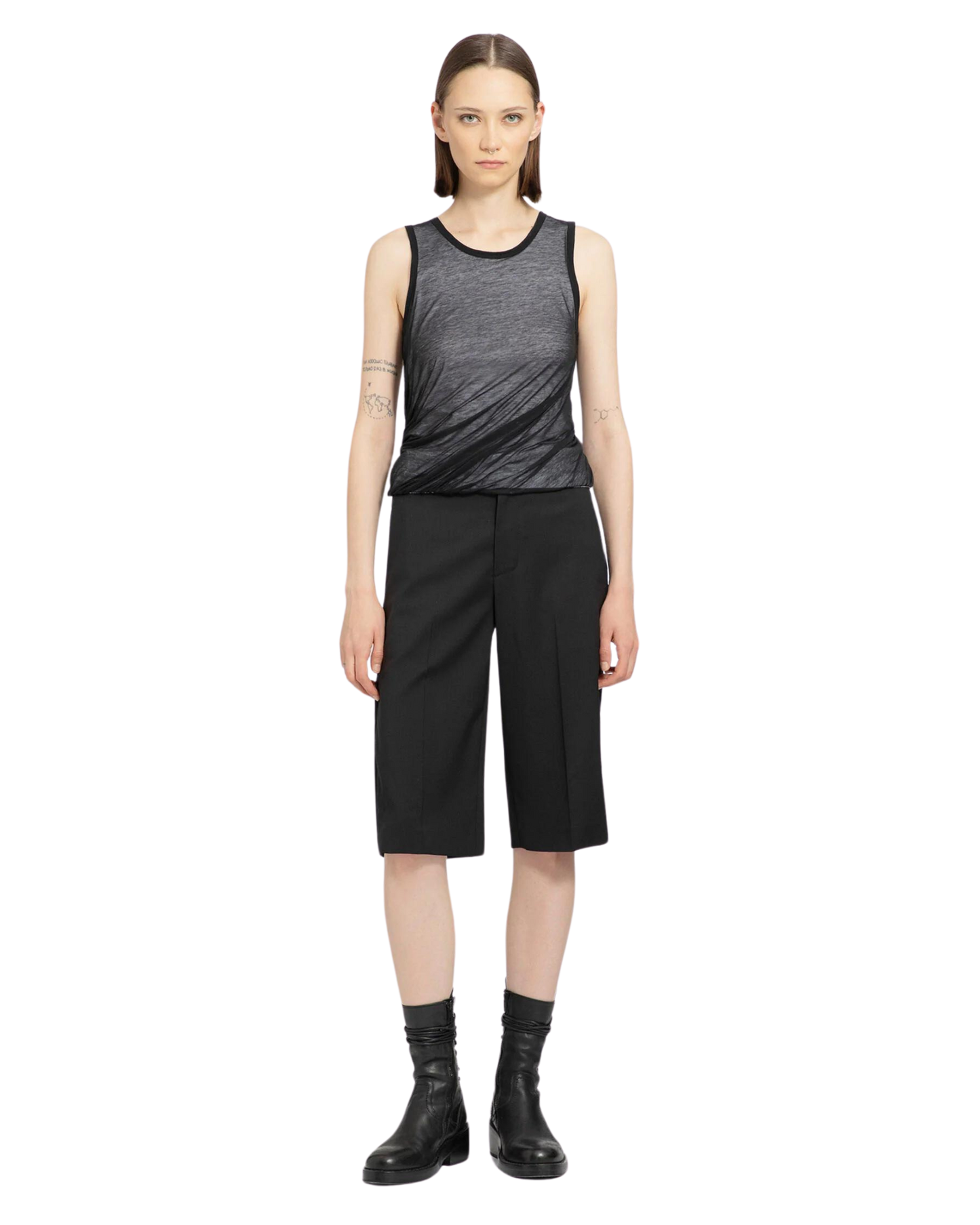 HELMUT LANG BUBBLE KNIT TANK TOP