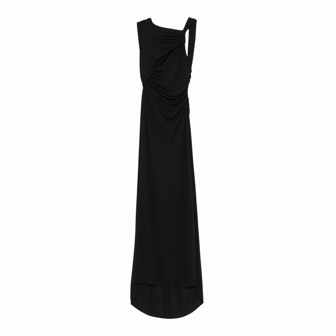 THE ANDAMANE VERNE DRAPE MAXI DRESS