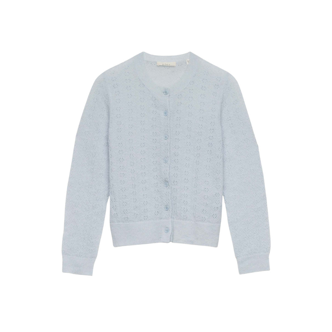 DOEN POINTELLE CARDIGAN