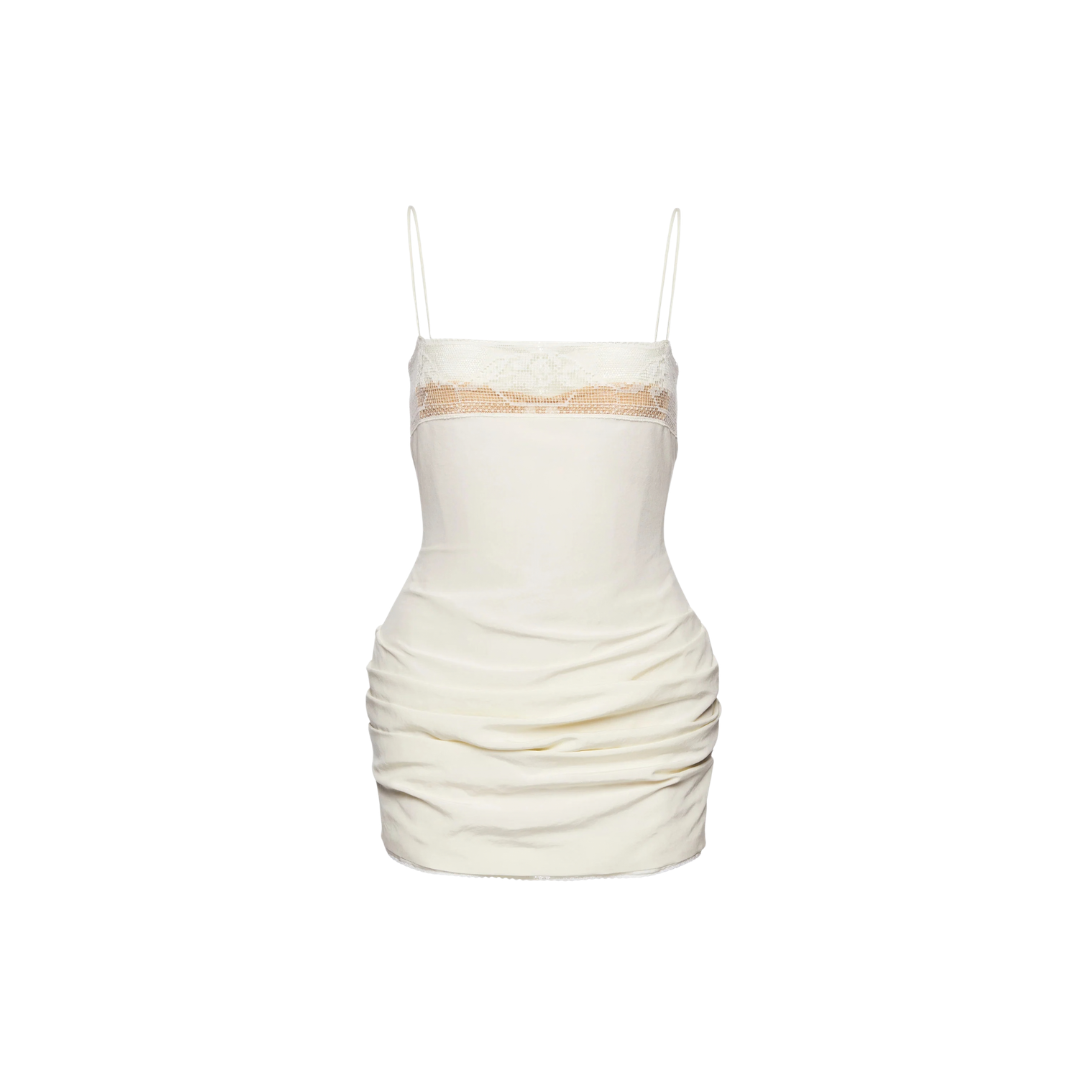 magda butrym white dress MAGDA BUTRYM DRESS 03 WHITE – Daniella TLV