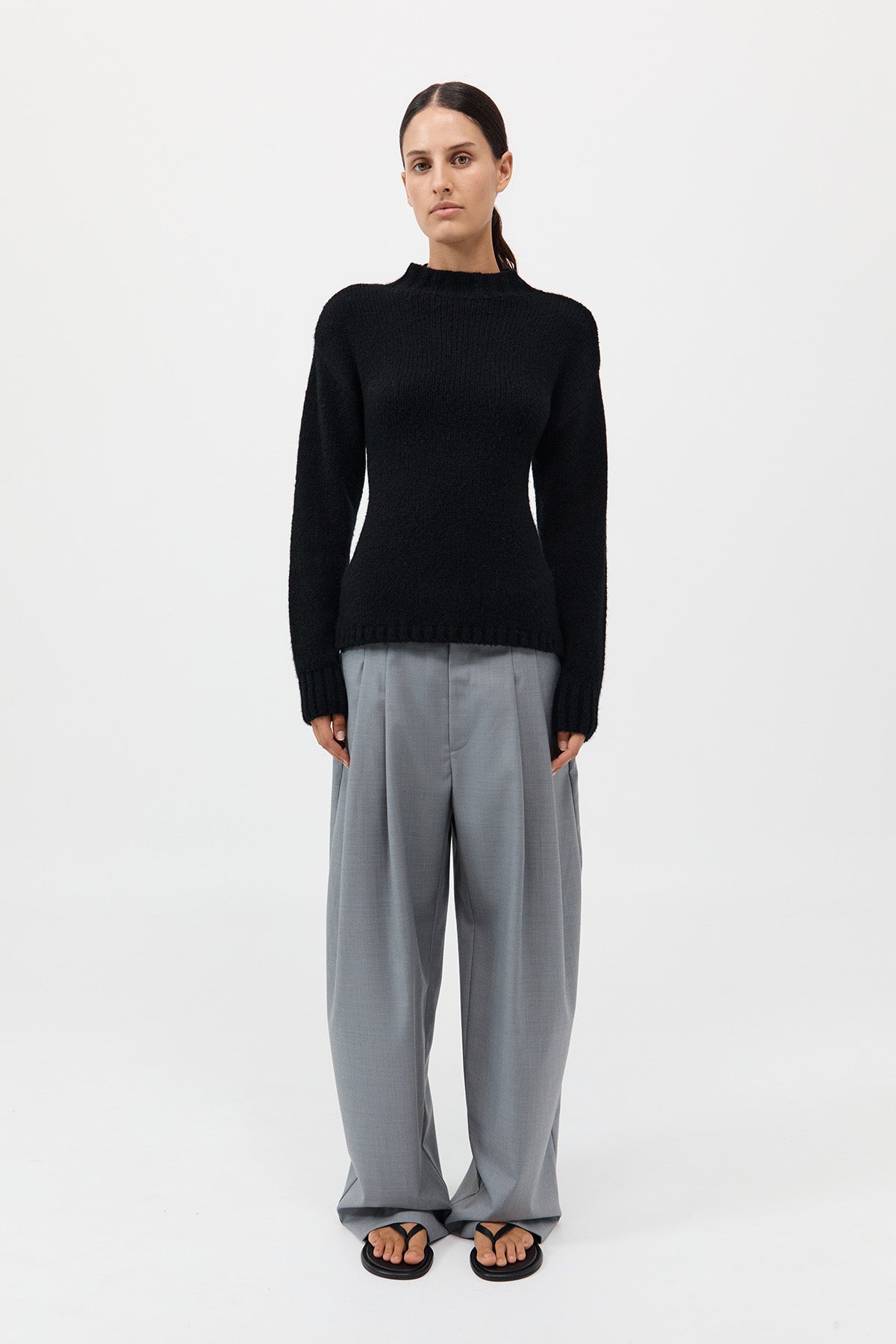 ST AGNI CASHMERE TIE KNIT