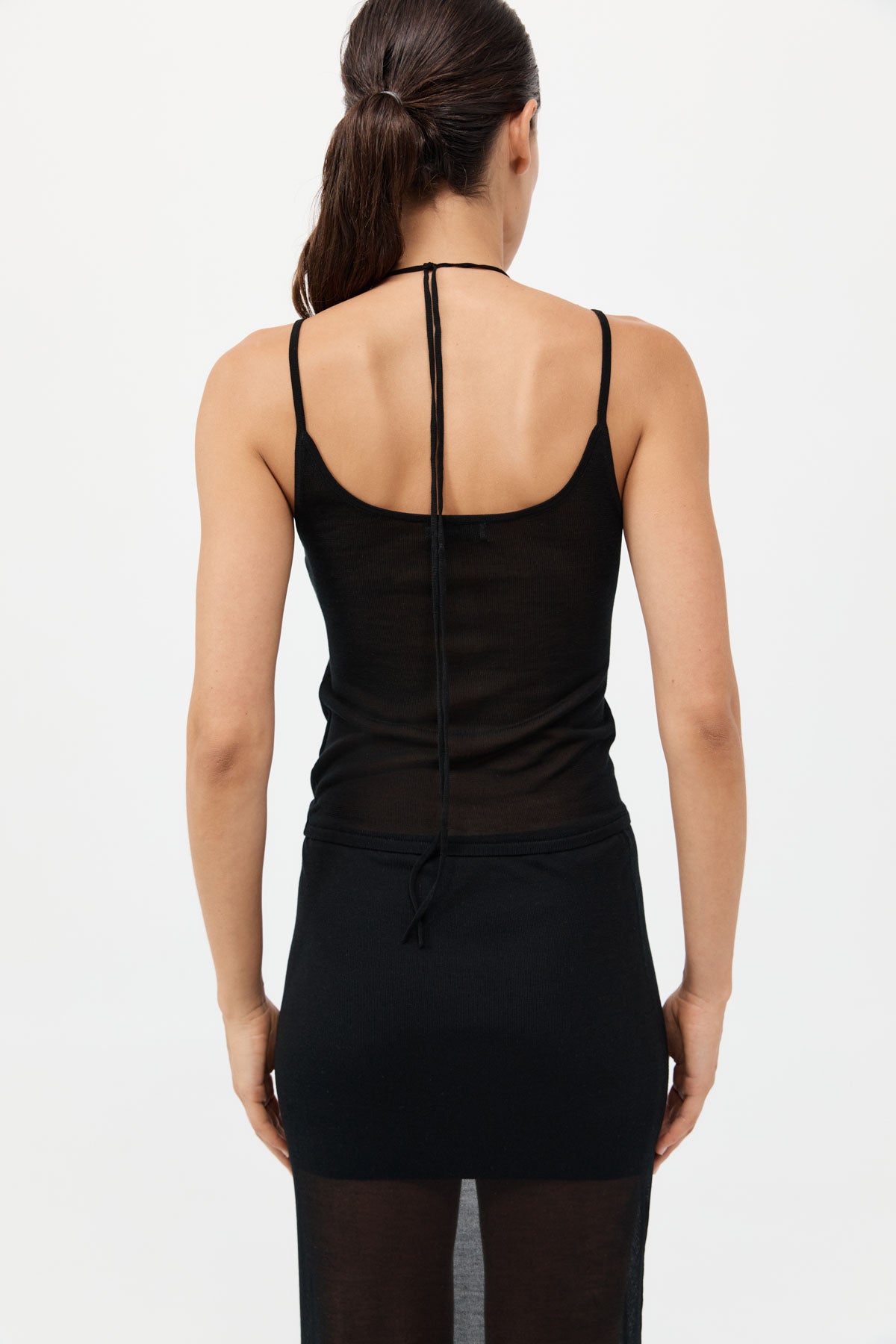 ST AGNI LAYERED HALTER TANK