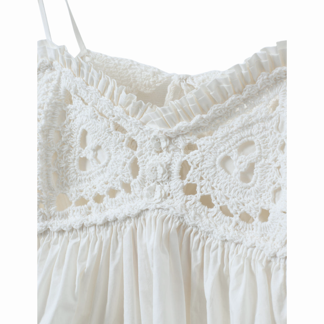 THE GARMENT KIRSTIN CROCHET TOP