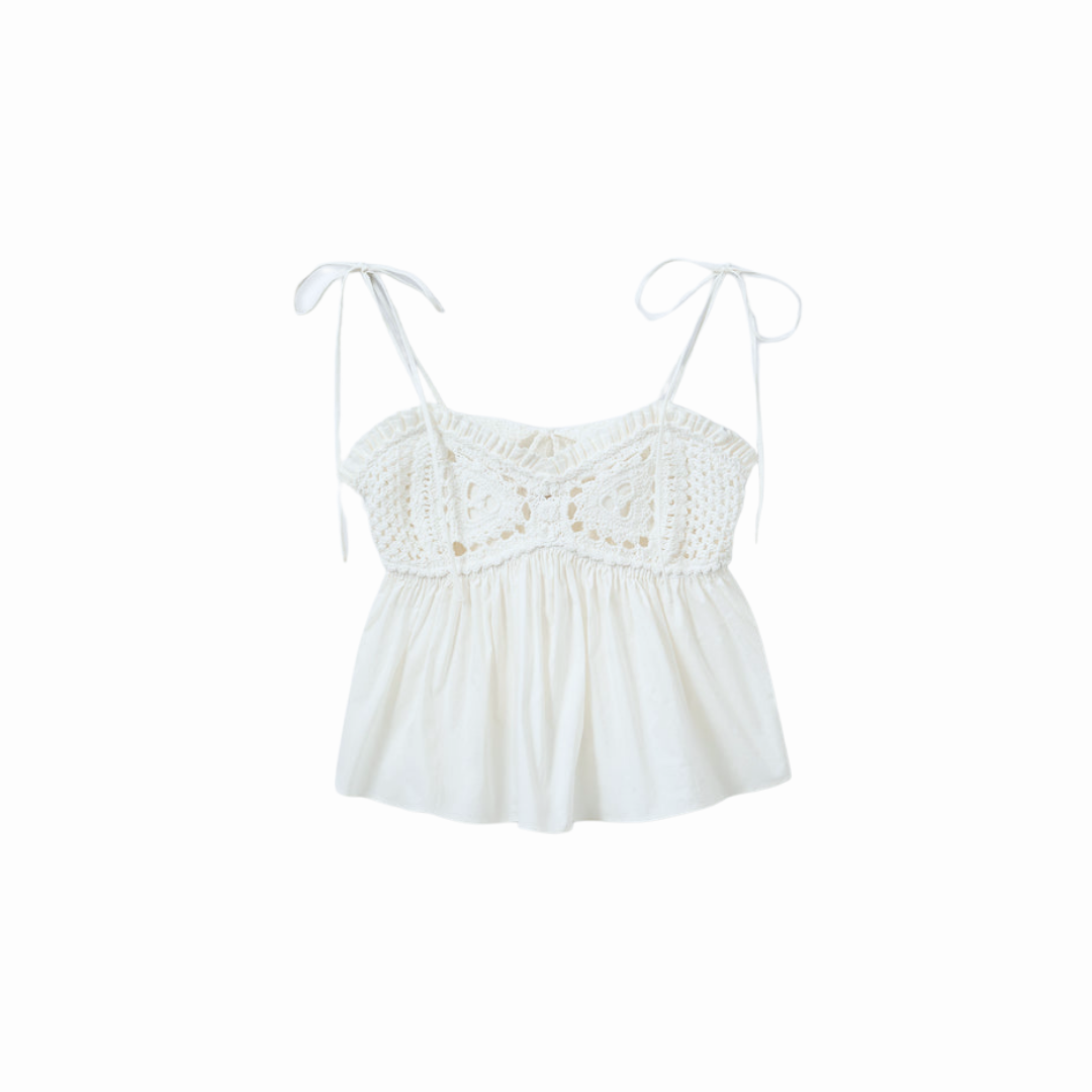 THE GARMENT KIRSTIN CROCHET TOP