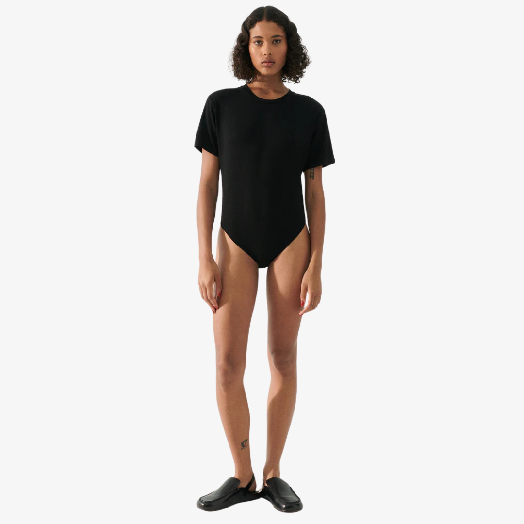 SILK LAUNDRY BODYSUIT TEE