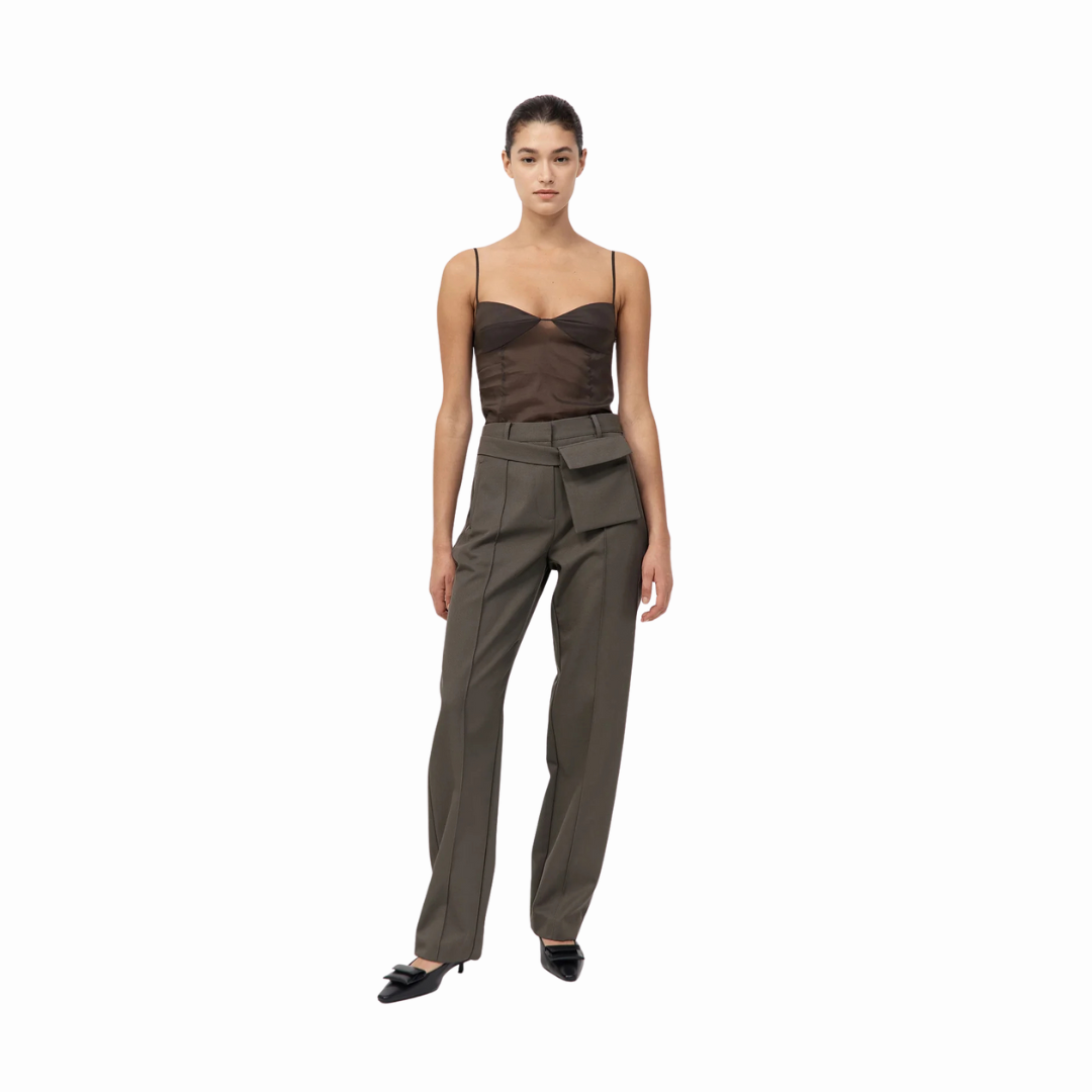 ST AGNI SILK TRANSPARENT CAMI