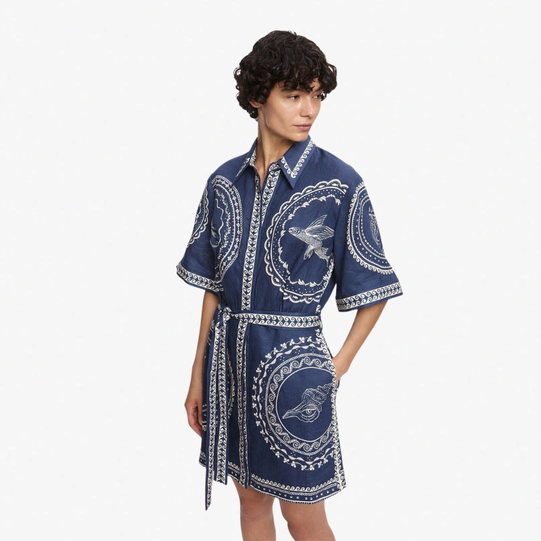 ALEMAIS OCEANE MINI DRESS