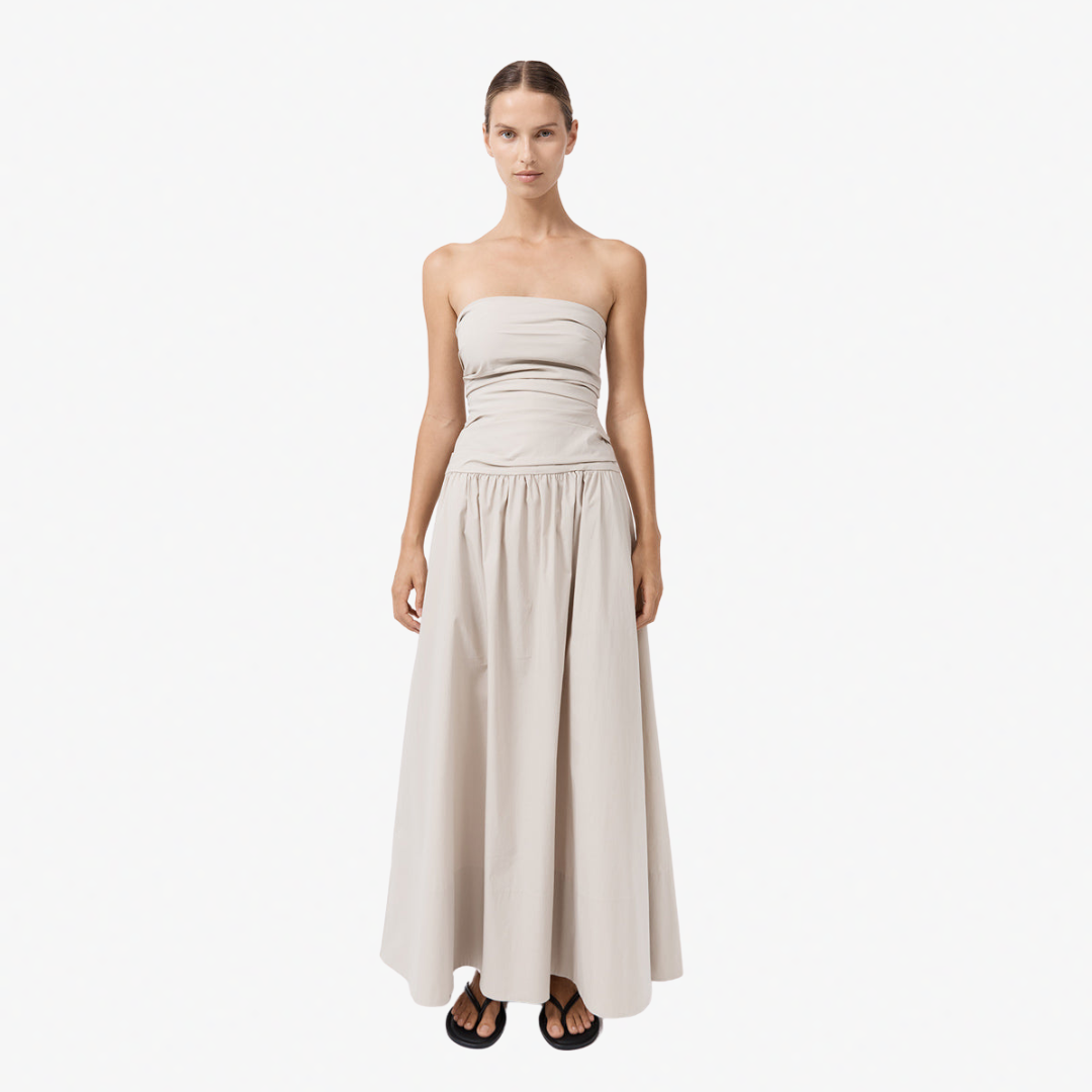 ST AGNI 901 STRAPLESS TIE BACK DRES