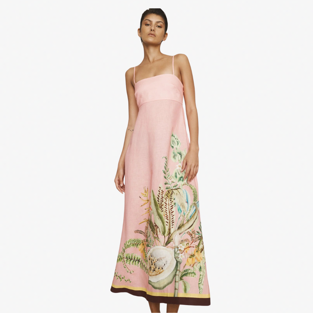 ALEMAIS PAPAYA SUNDRESS
