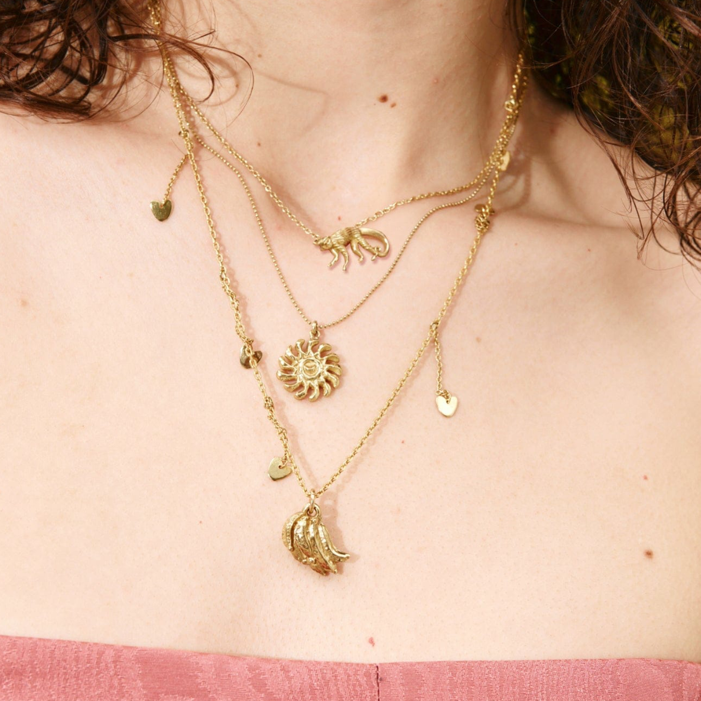 ALEMAIS JEM MULTI CHARM NECKLACE