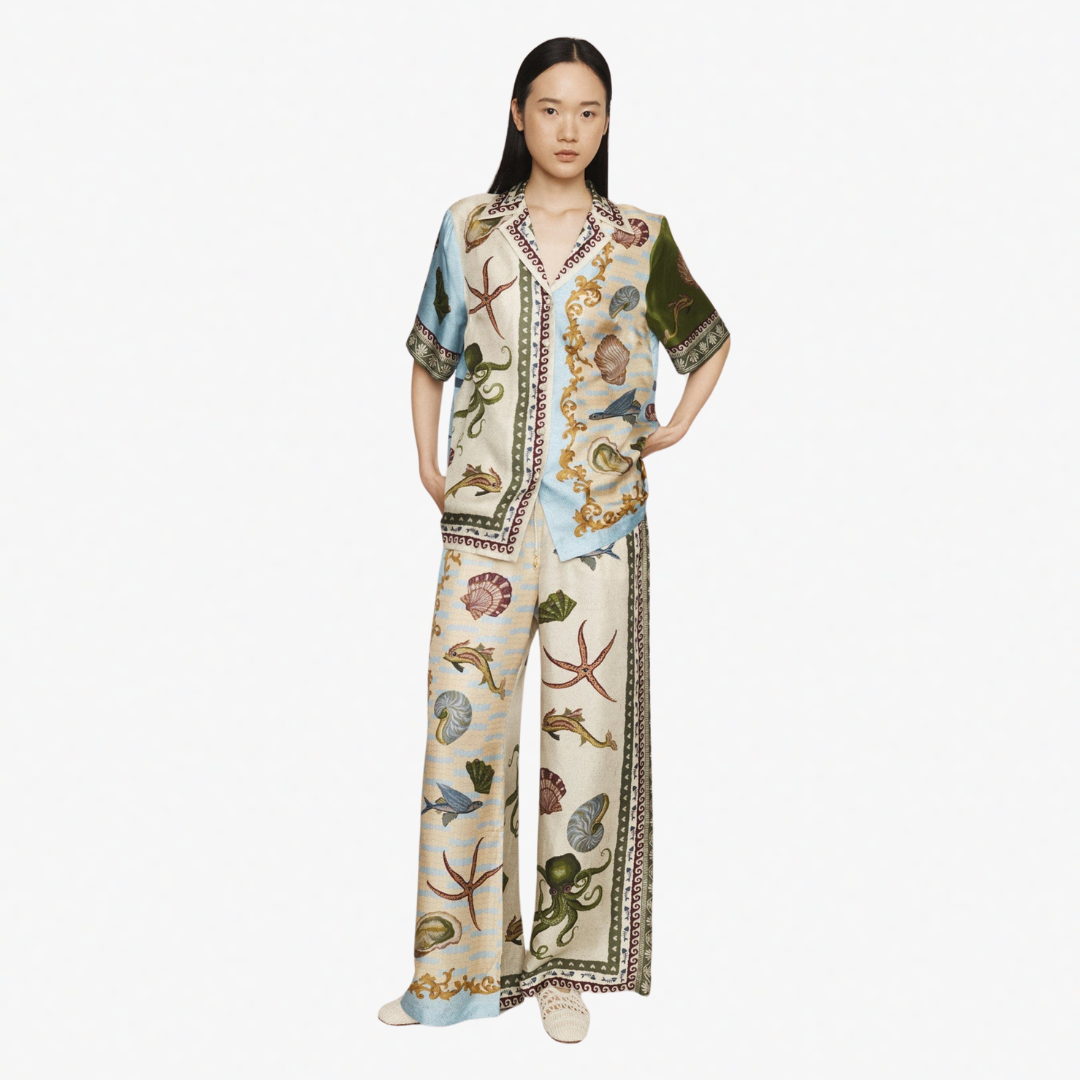 ALEMAIS BATH HOUSE SILK SHIRT