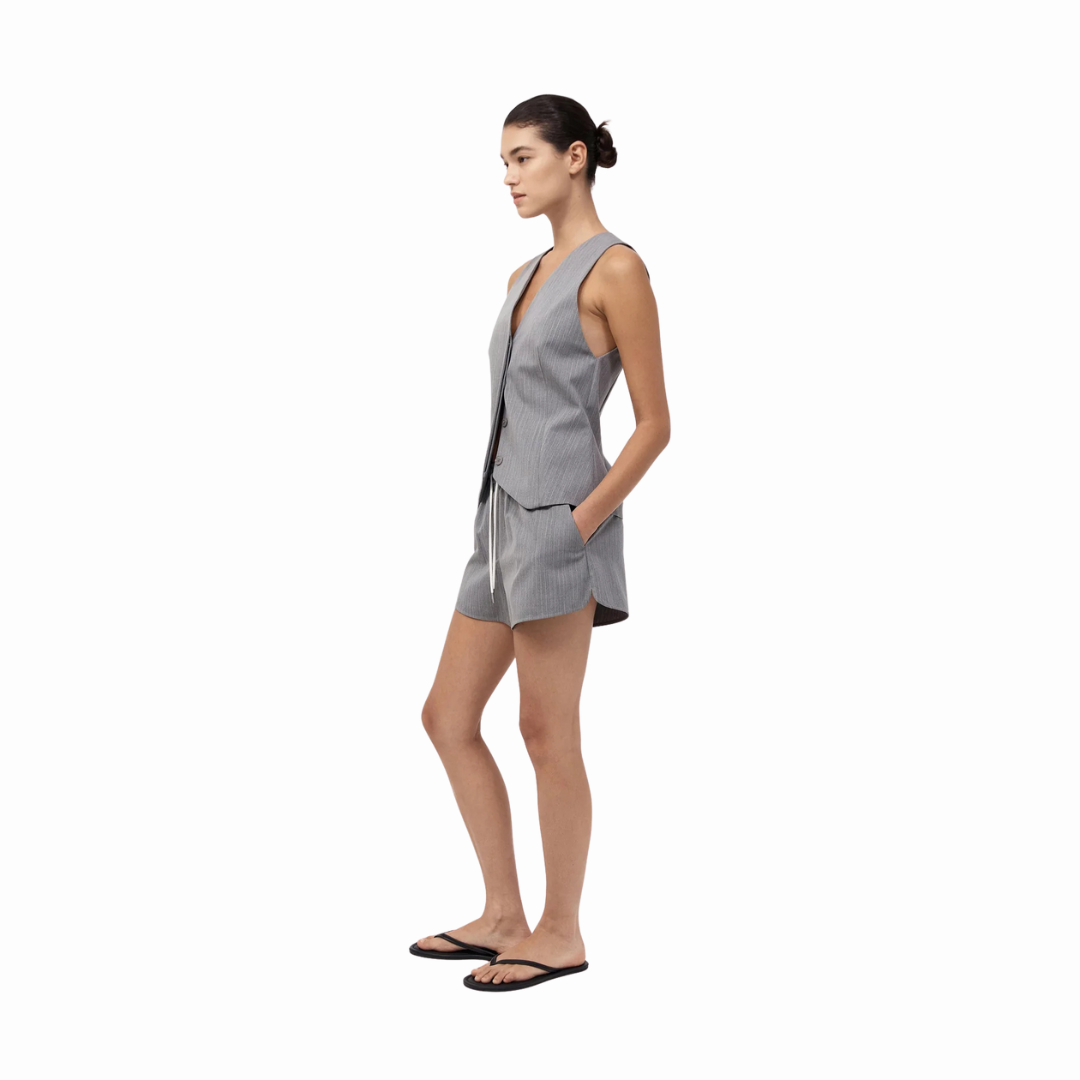 ST AGNI PINSTRIPE VEST