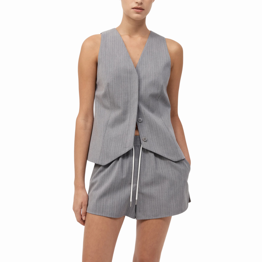 ST AGNI PINSTRIPE VEST