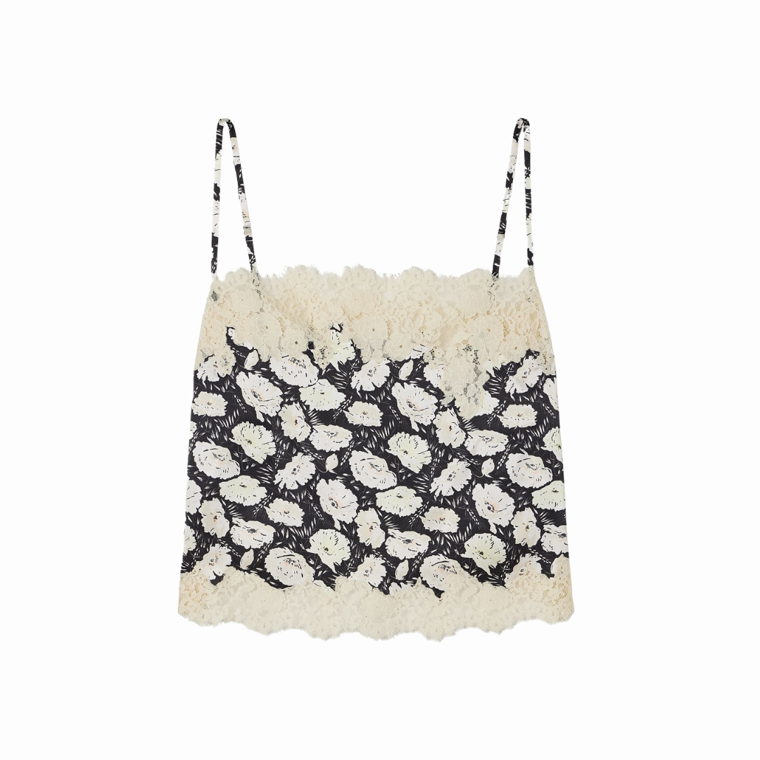 DOEN LOUER FORAL PRINT TOP