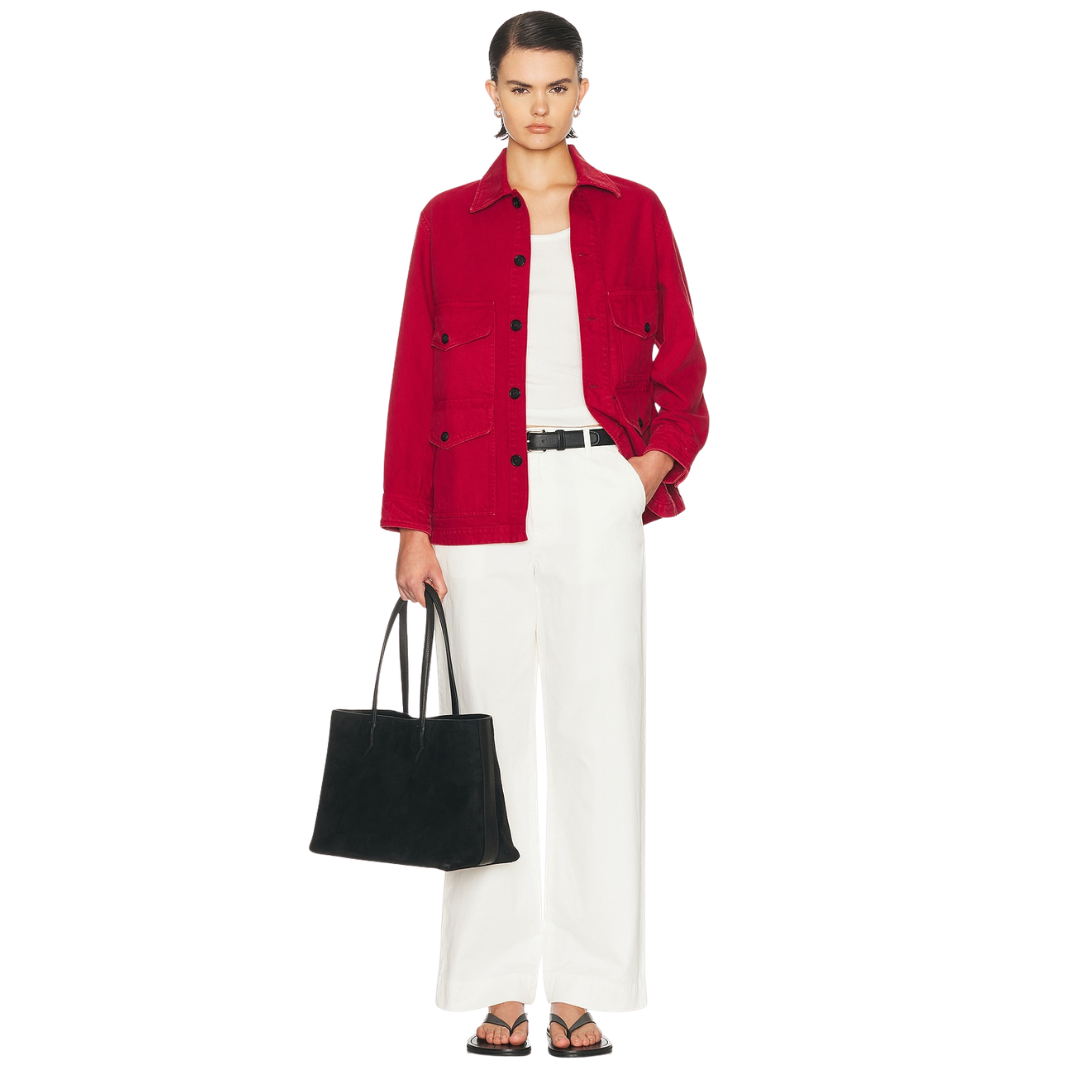 NILI LOTAN LEROY SCARLET JACKET