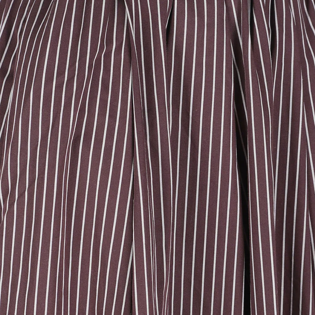 FAITHFULL PELEA STRIP MIDI SKIRT