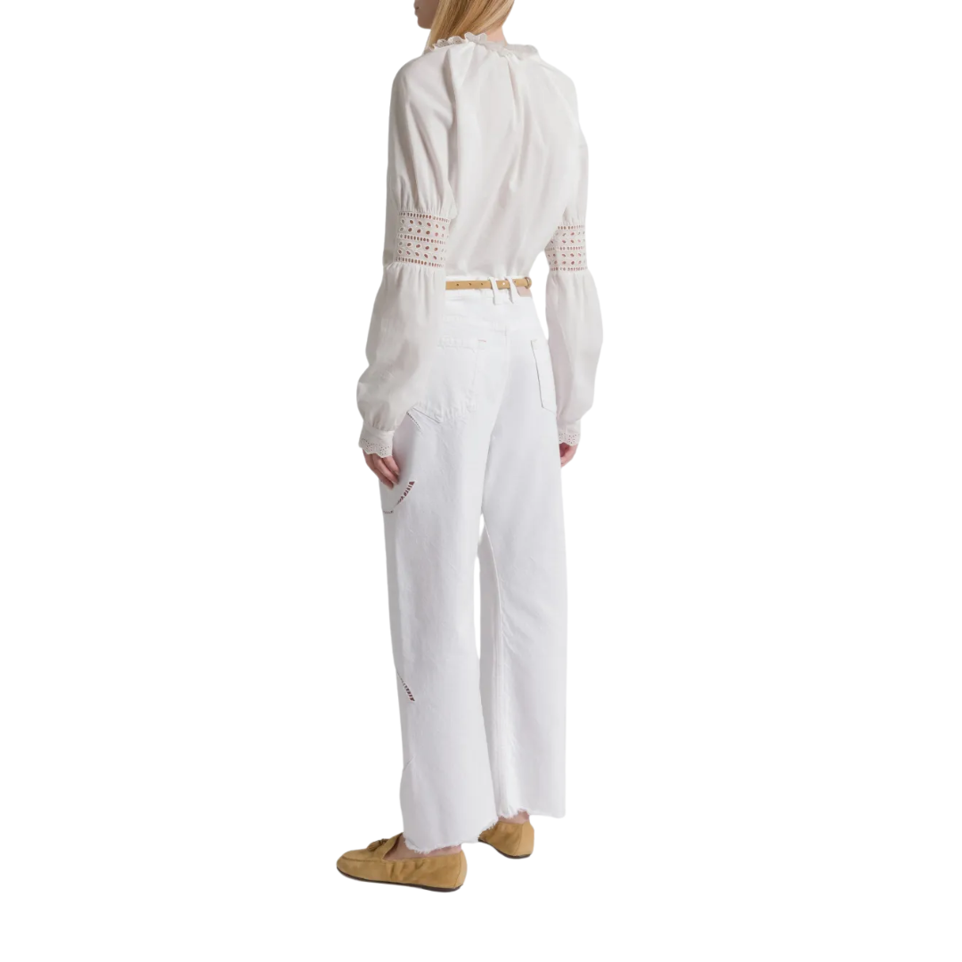 ALBERTA FERRETTI WHITE JEANS