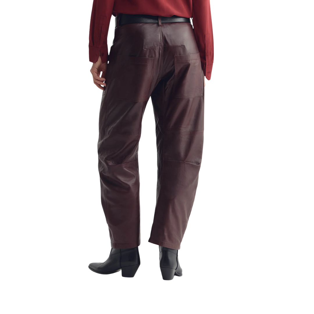 NILI LOTAN SHON LEATHER MERLOT