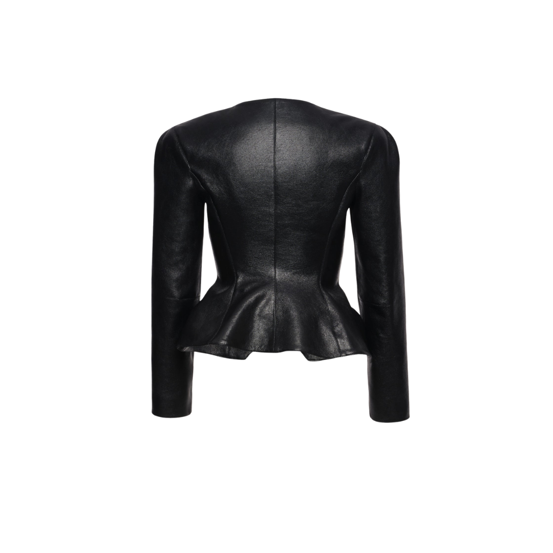 MAGDA BUTRYM LEATHER 24 BLAZER