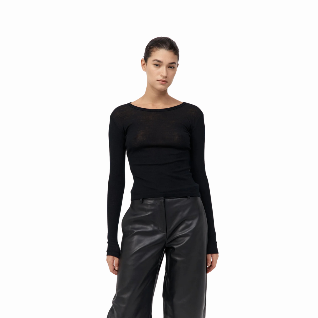 ST AGNI BABY WOOL LONG TEE