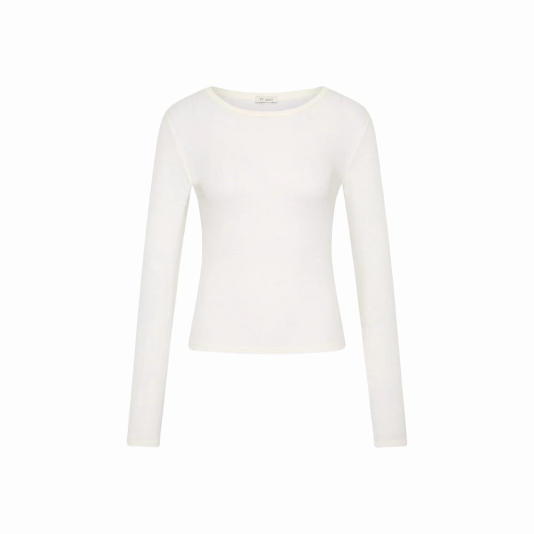 ST AGNI BABY WOOL LONG TEE