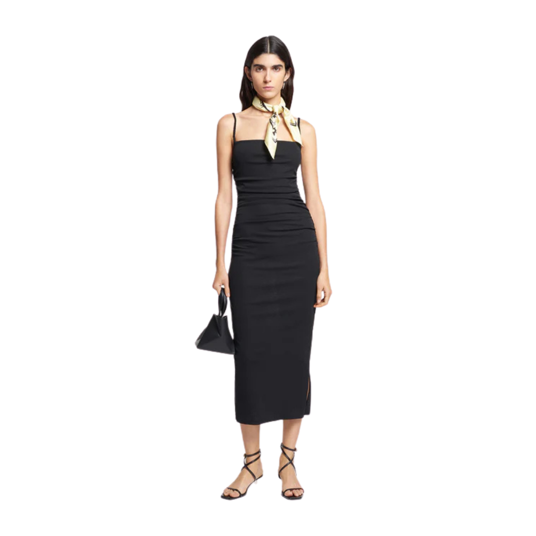 NANUSHKA ALEXA MESH MIDI DRESS