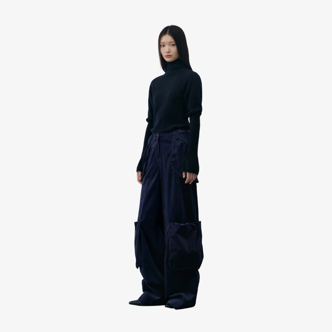 LOW CLASSIC CASHMERE PUFF SLEEV TOP