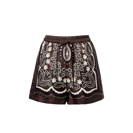NILI LOTAN FRANCES SILK SHORTS