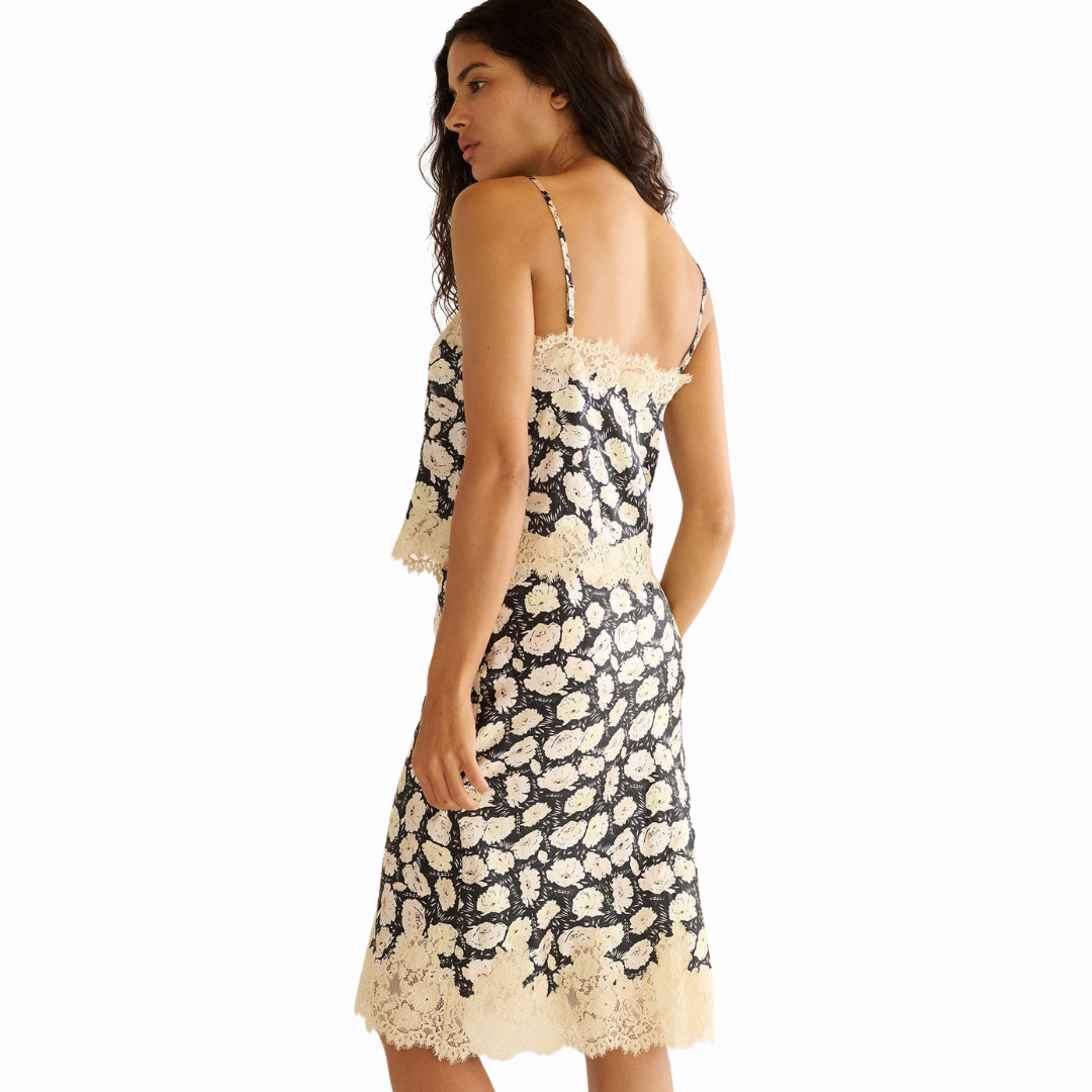 DOEN LOUER FORAL PRINT TOP