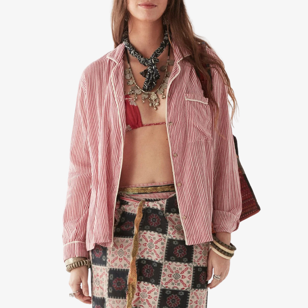 MAISON HOTEL DODO STRIPED BLOUSE