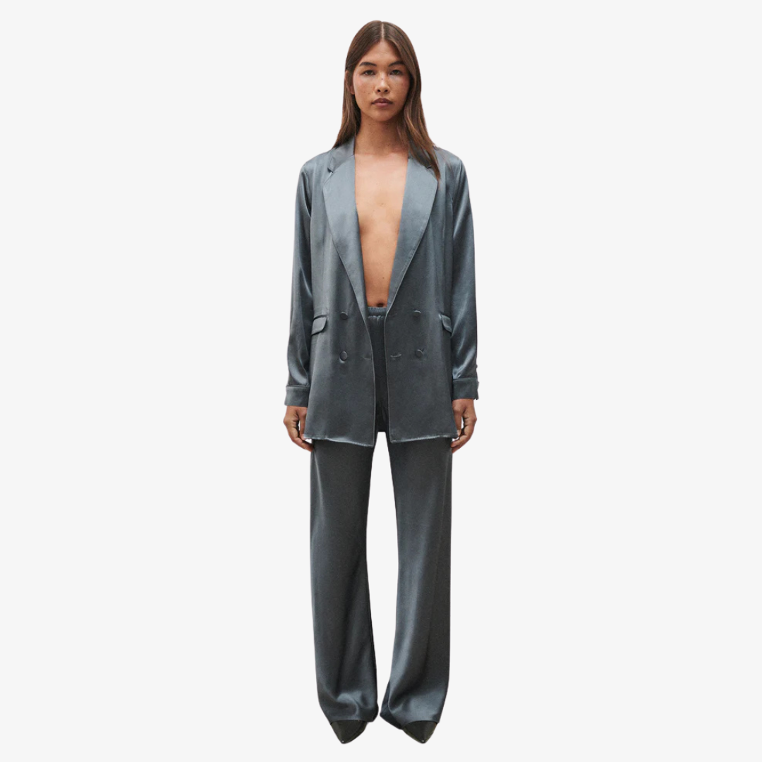 SILK LAUNDRY RELAXED BLAZER