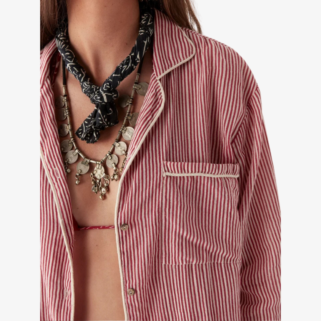 MAISON HOTEL DODO STRIPED BLOUSE