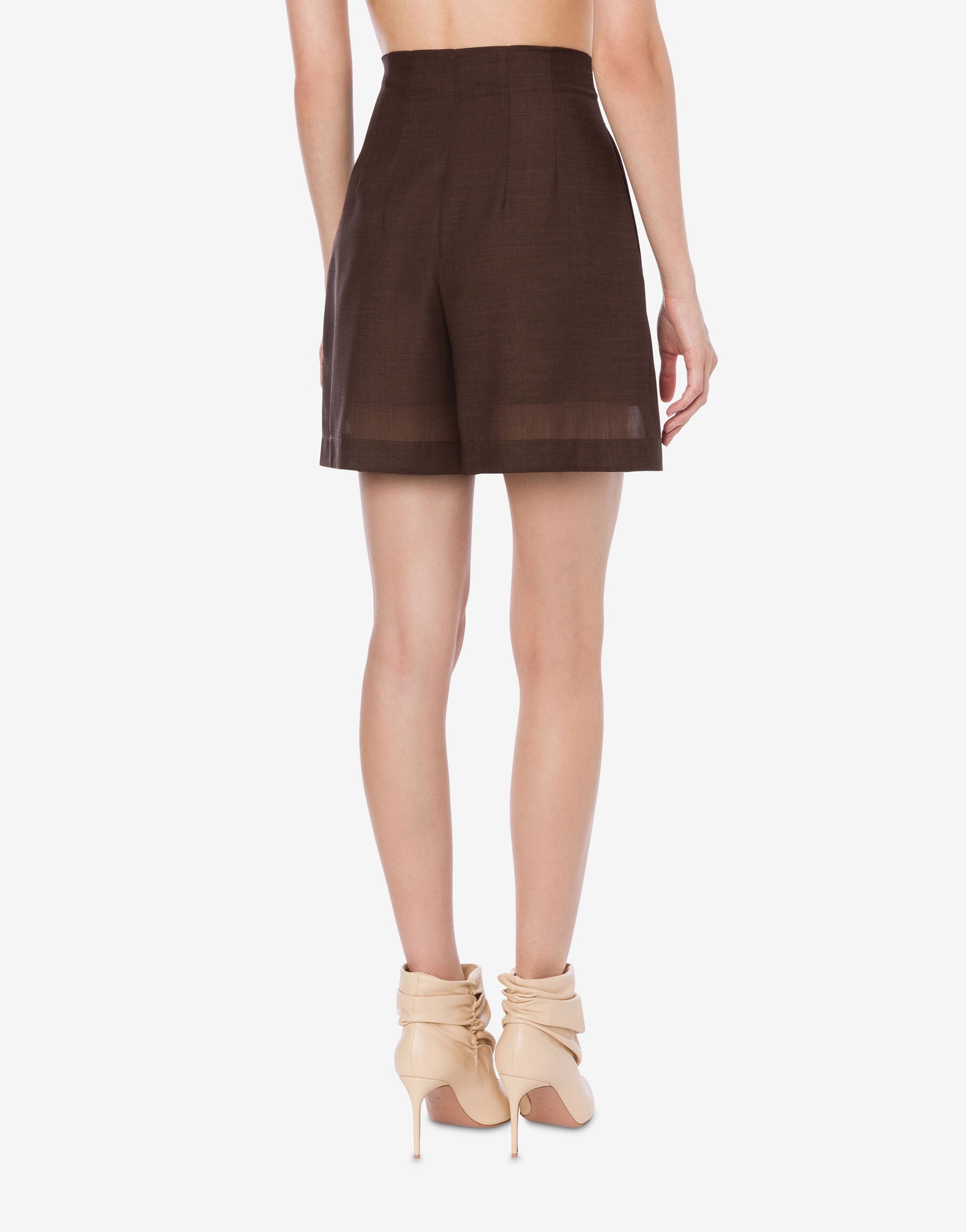 PHILOSOPHY WIDE DOUBLE PLEAT SHORTS