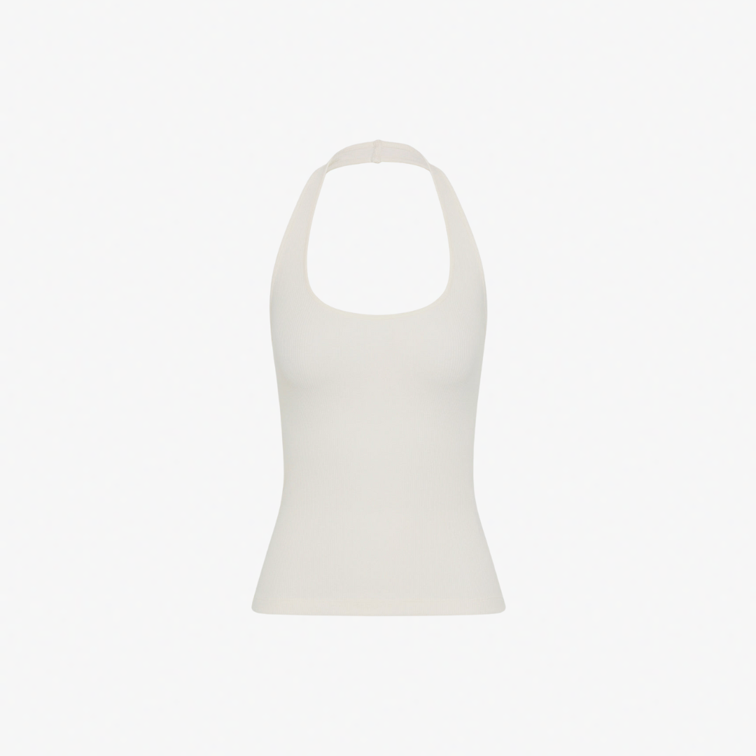ST AGNI S25-209 RIB HALTER TOP