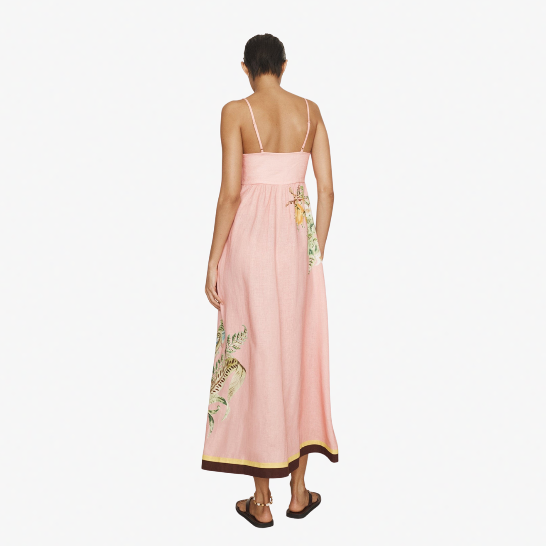 ALEMAIS PAPAYA SUNDRESS