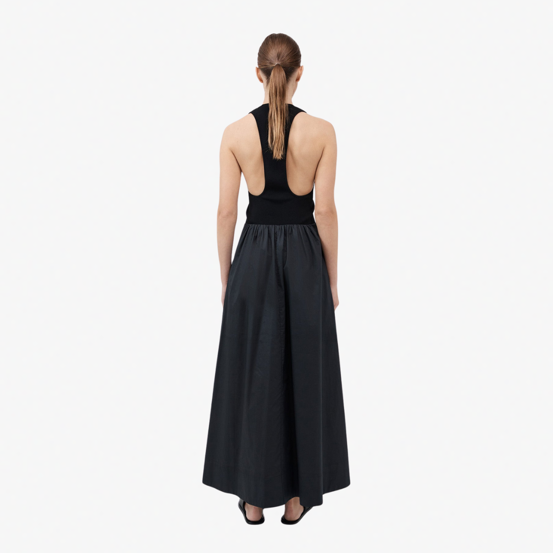 ST AGNI 912 PLUNGE NECK DRESS