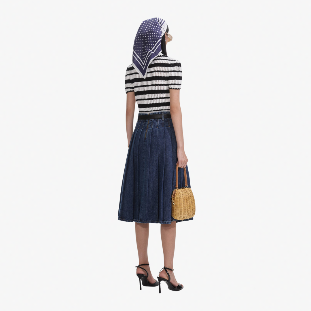 SELF PORTRAIT 126T STRIPED TOP