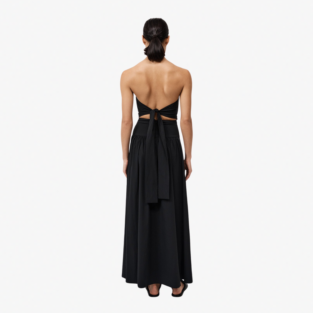 ST AGNI 901 STRAPLESS TIE BACK DRES