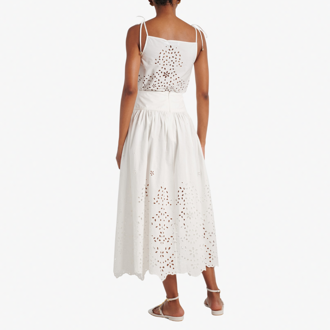 SELF PORTRAIT 137 EMBROIDED SKIRT