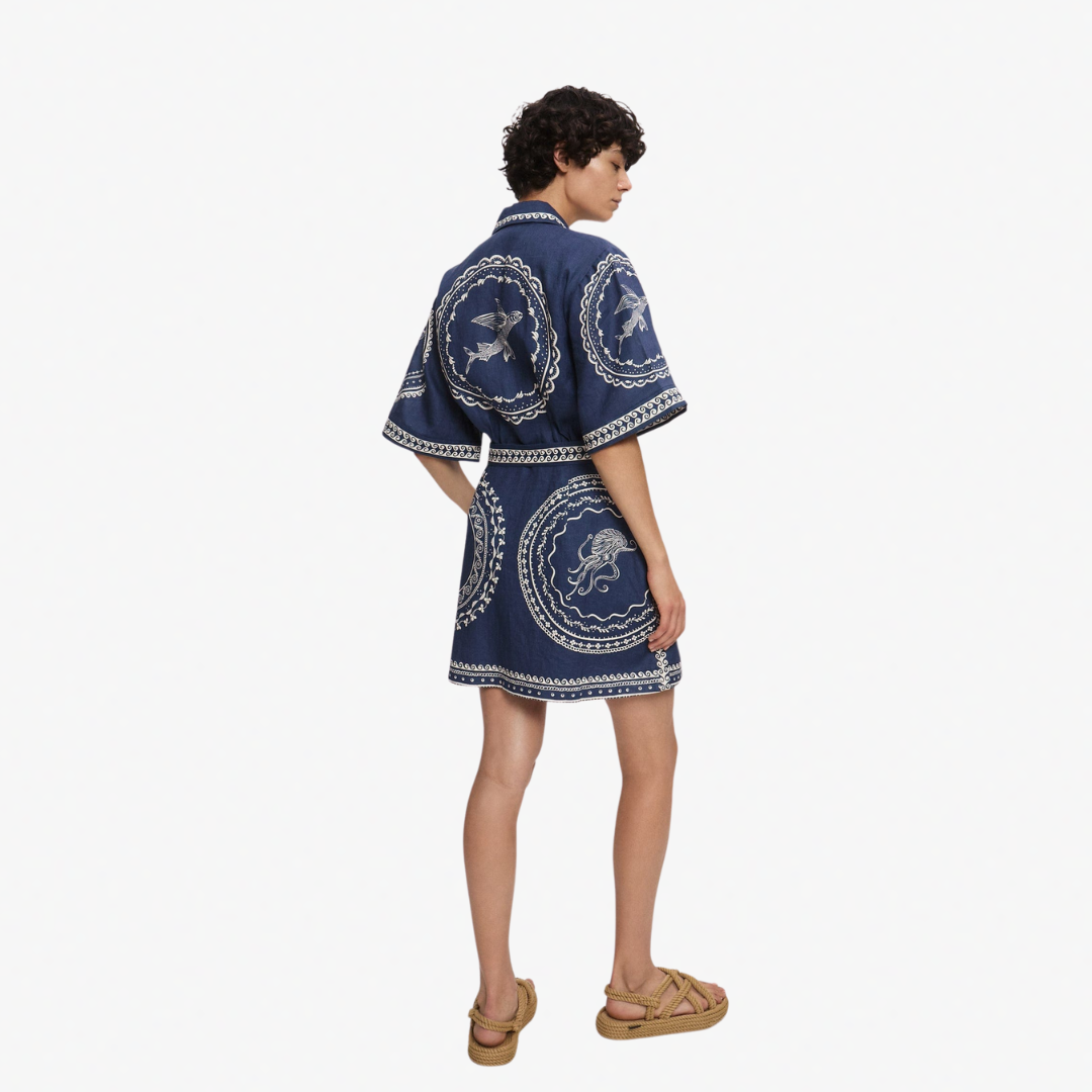 ALEMAIS OCEANE MINI DRESS