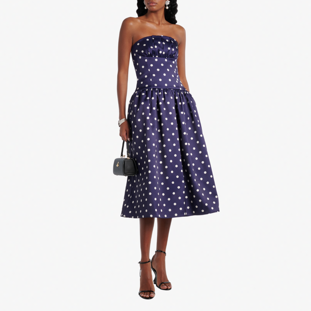 SELF PORTRAIT 092M POLKA DOT DRESS