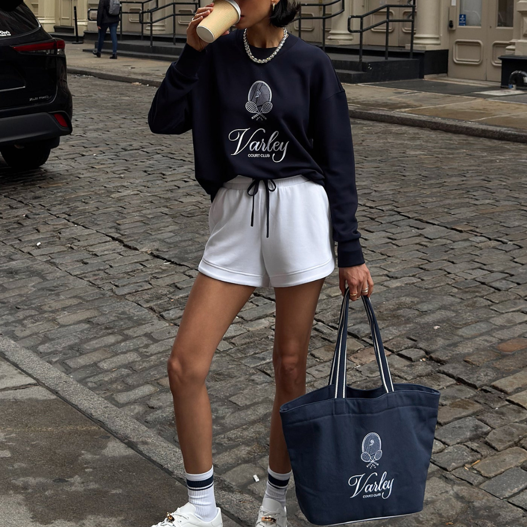 VARLEY ROBINSON CANVAS CLUB TOTE
