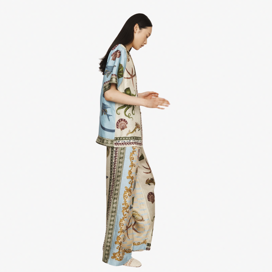 ALEMAIS BATH HOUSE SILK SHIRT