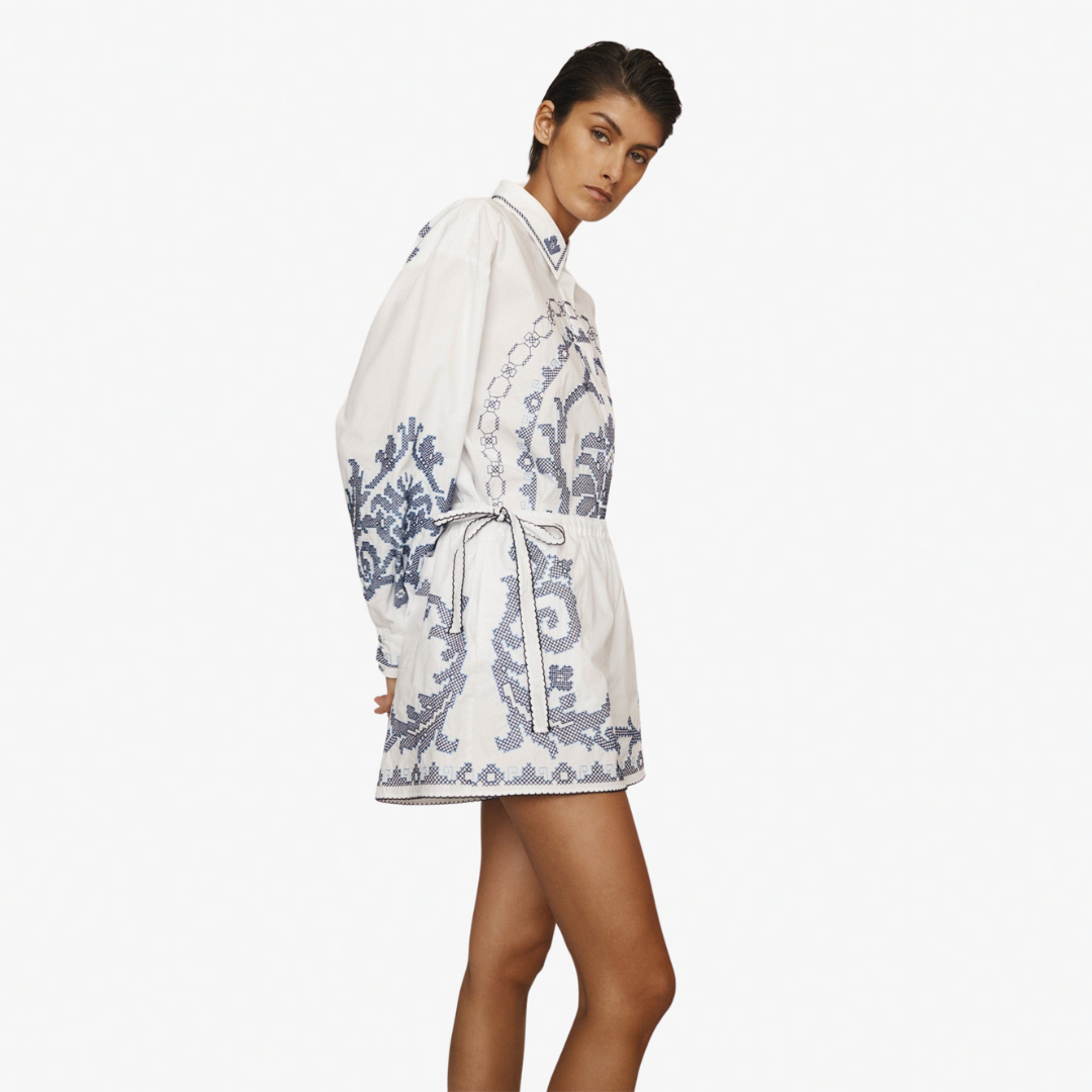 ALEMAIS HAZEL EMBROIDERED SHORT